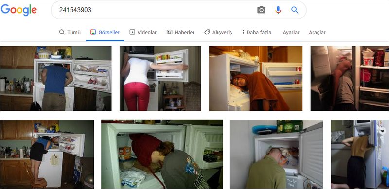 Google buzdolabına kafasını sokanlar