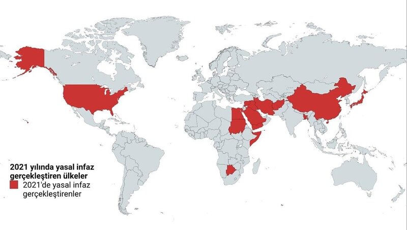 İnfaz yapan ülkeler