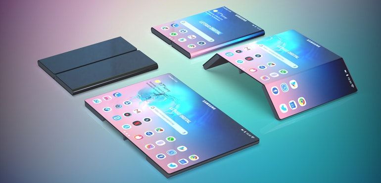 Samsung katlanır telefon tasarımı