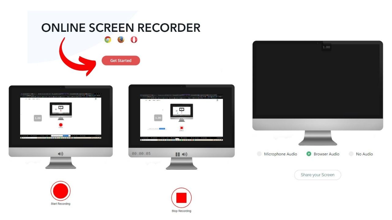 ekran kaydedici screen recorder screenapp